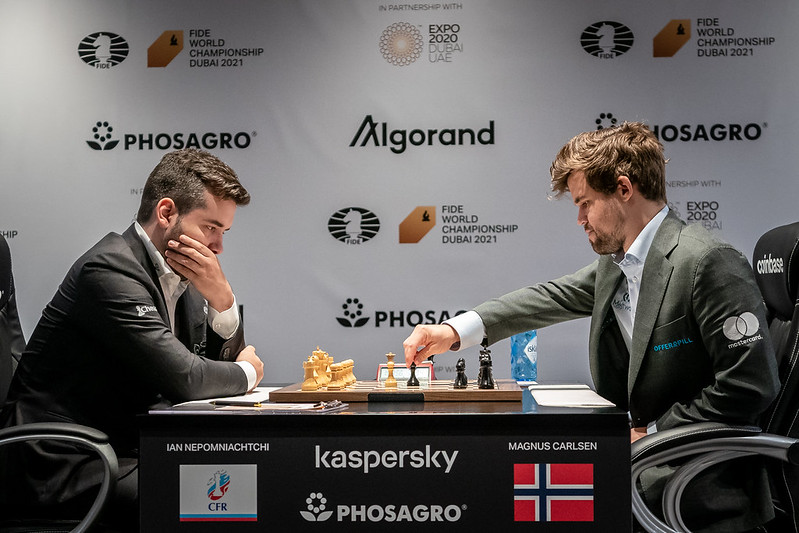 Watch the 2021 FIDE World Championship: Carlsen vs. Nepomniachtchi