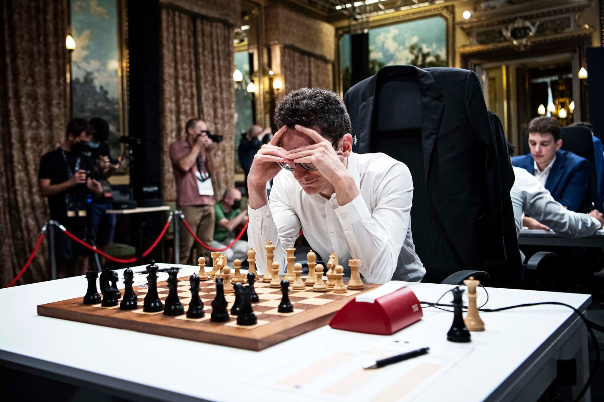 2022 Candidates, Round 7: Nepomniachtchi and Caruana in a league