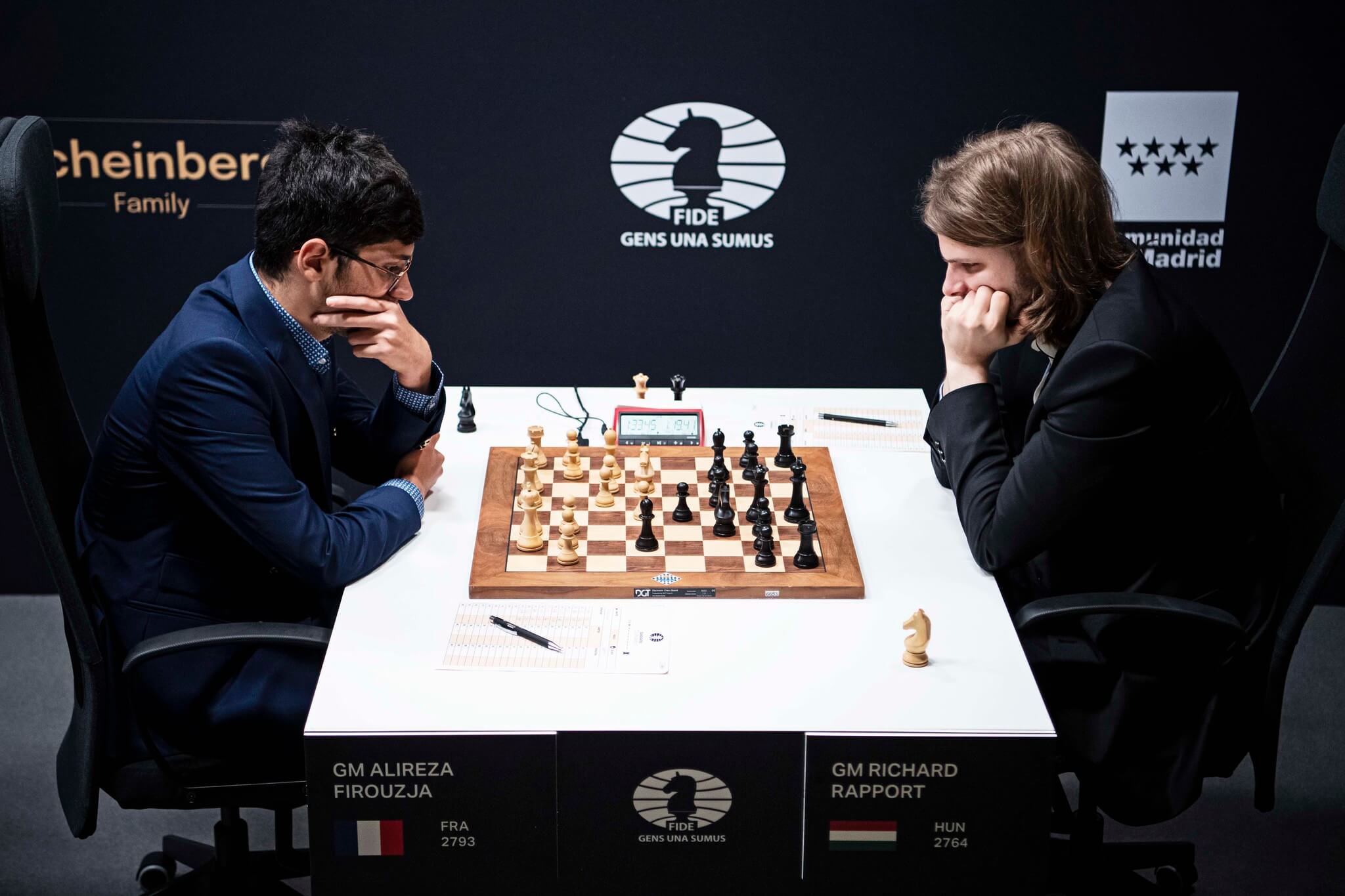 Standings Results FIDE Candidates Tournament 2022 - Round 1 - with  Firouzja, Duda and Nakamura! 