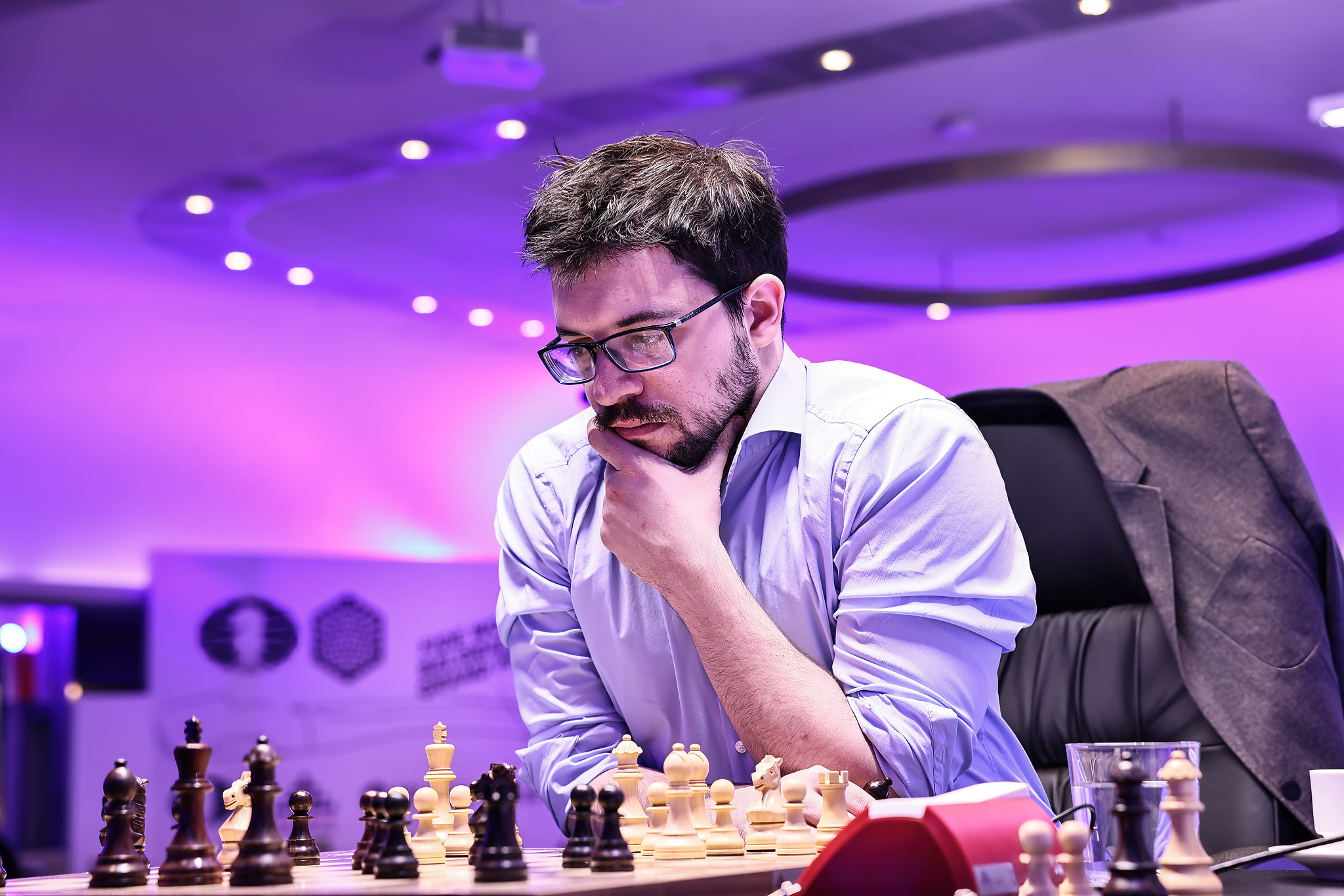 Anish Giri draws level with Maxime Vachier-Lagrave at the top