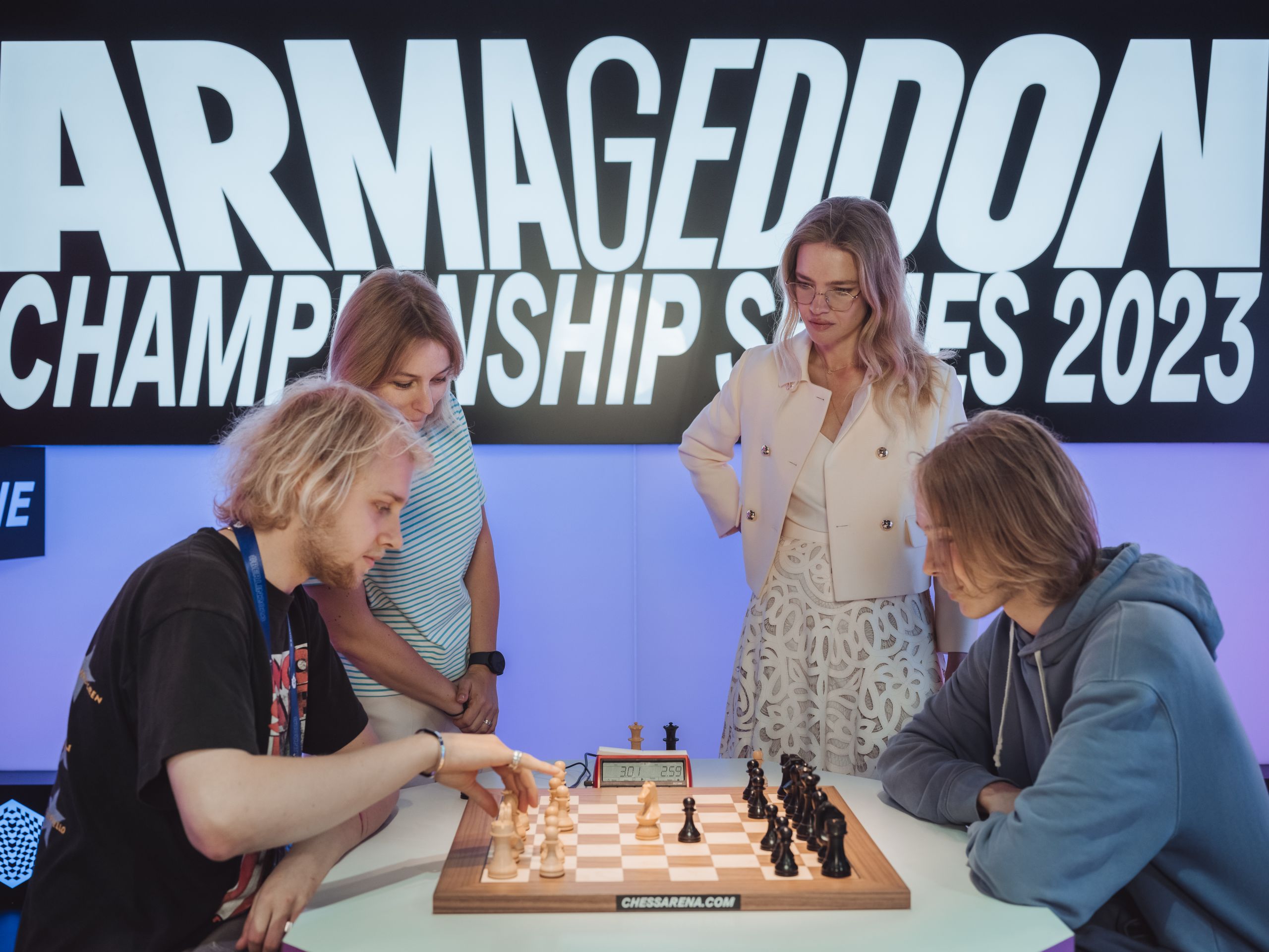 Natalia Vodianova, Antoine Arnault, and Family Visited the World Chess Club  Berlin
